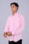 Veshbhoshaa Bluebird Baby Pink Men'S Office Shirt